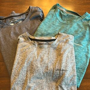 3 - Eddie Bauer, Tall Extra Large, Free Dry Long Sleeve Tee Shirts